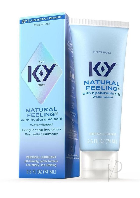 KY Hydrate Natural Feeling Moisturizing Water Based Lubricant with Hyaluronic