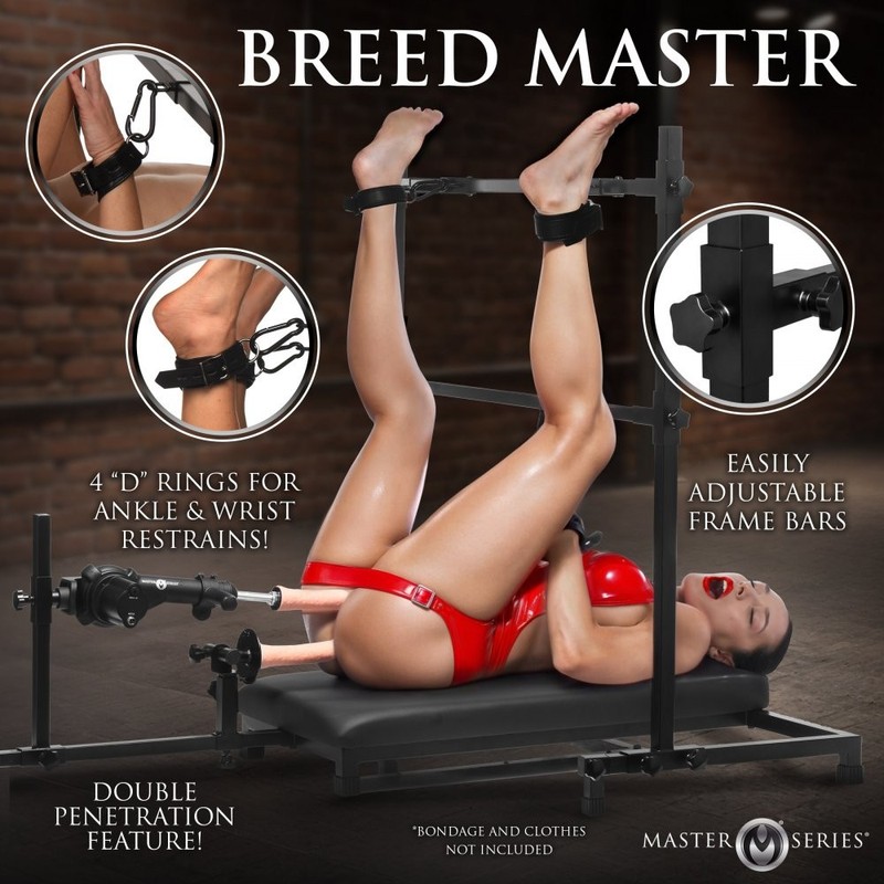Sex Machine Breed Master Breeding Stand Heavy-Duty Adjustable Padded Vac U Lock