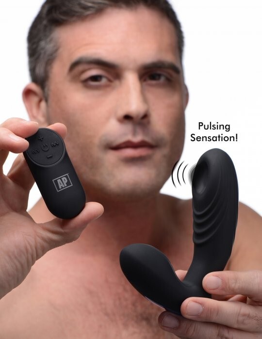 7X P-Thump Tapping Prostate Stimulator Anal Ass Butt Play W Remote Rechargeable