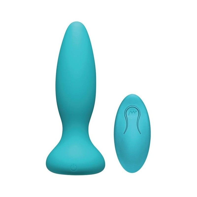 Doc Johnson A-Play Thrust Adventurous Rechargeable Plug Teal gallery