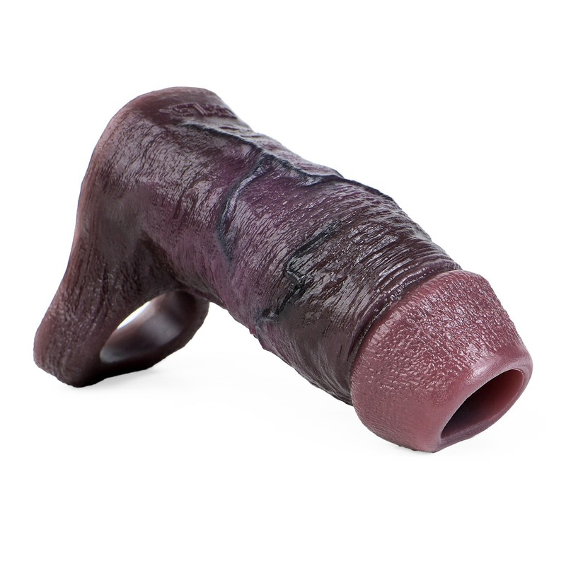 Silicone Realistic Penis Extender Enhancer For Men Cock Girth Enlarger Sheath gallery