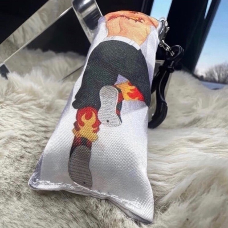 Handmade Rengoku Demon Slayer Anime Manga Dakimakura Body Pillow Plush Keychain gallery