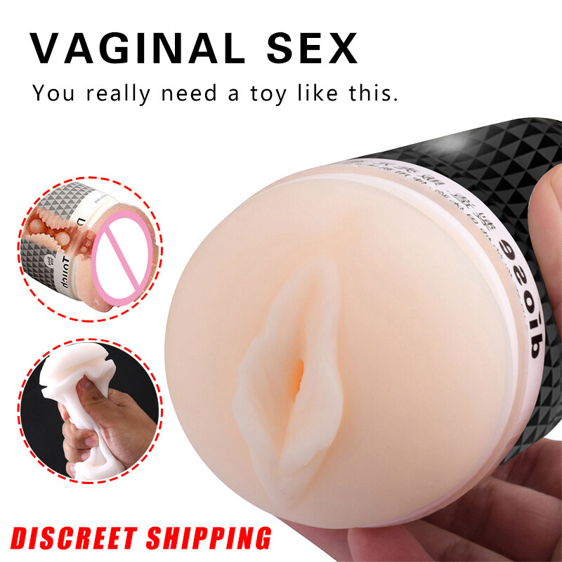 Realistic Male Masturbaters Pocket Pussy Vagina Oral Stroker Cup SEX TOY FOR MEN