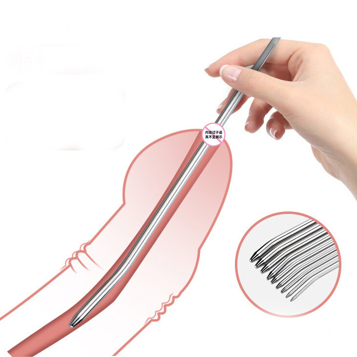 4-12mm Male Long Stretcher Sounds Penis Sounding Stainless Steel Rod Bondage US gallery