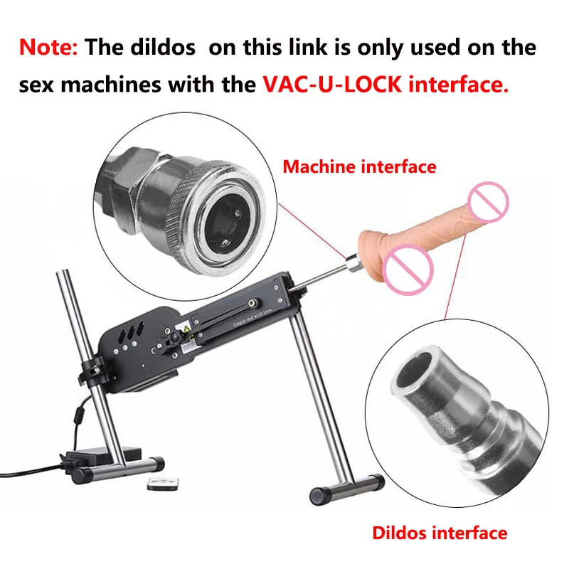 Sex Machine Dildos Attachments for Vac-u-lock Love Machine Sex Toys Masturbation gallery