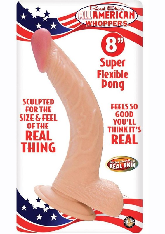 Real Skin All American Whoppers Super Flexible Dong With Balls gallery
