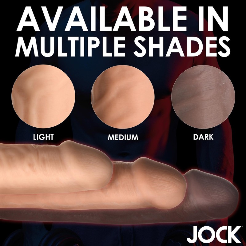 Jock Extra Long 3" Penis Extension Sleeve for Men & Couples. Gain Size in gallery