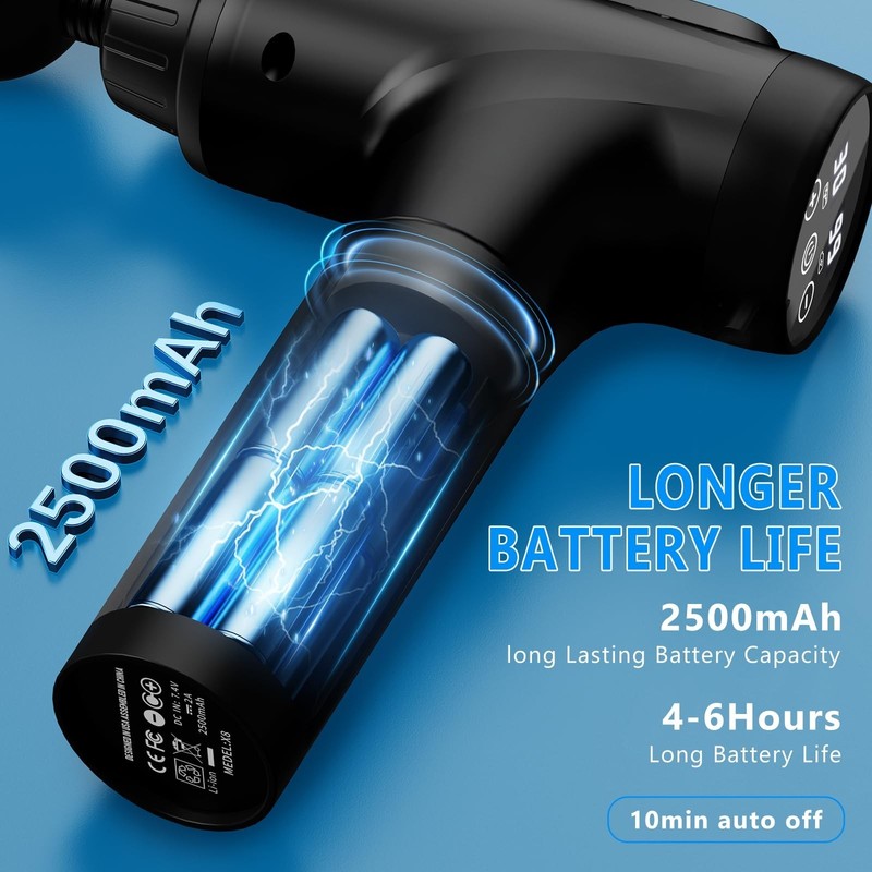 Massage Gun, Muscle Massage Gun for Athletes Handheld Electric Deep Tissue Ba... gallery