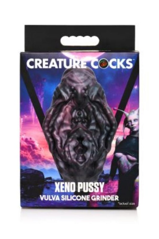 XR Brands Creature Cocks Xeno Pussy Vulva Silicone Grinder, New
