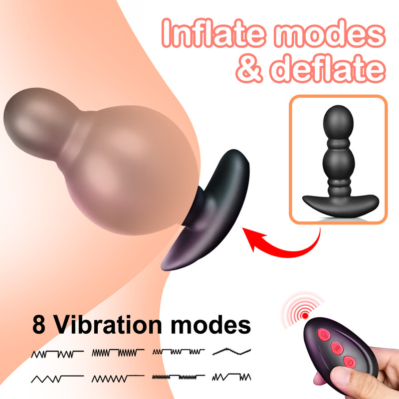 Extra Huge Inflatable Dildo Pump Penis Anal Butt Plug G-spot Stimulator Sex Toys gallery