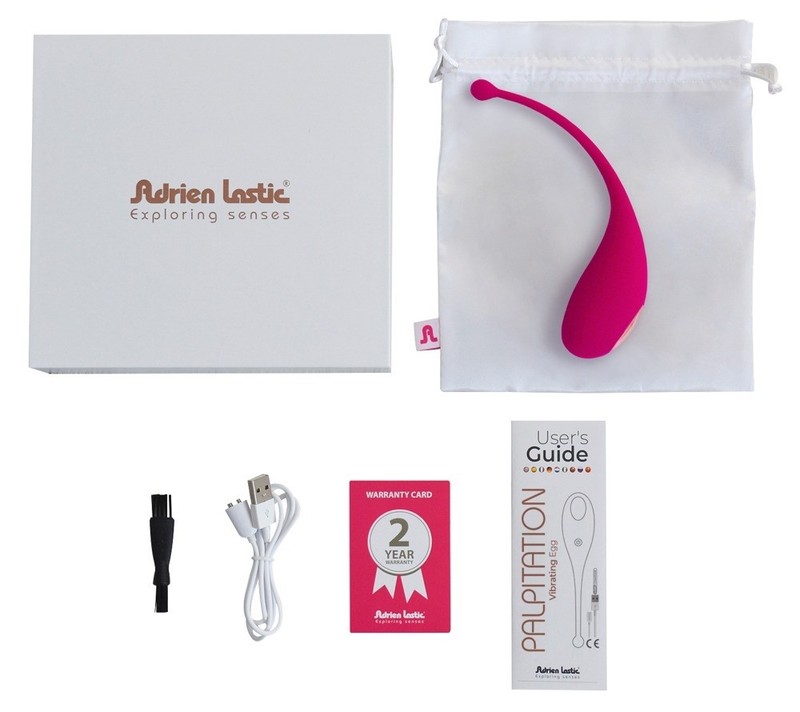 Adrien Lastic Palpitation Pink App Bullet Vibrator 9 Modes Silicone Waterproof gallery