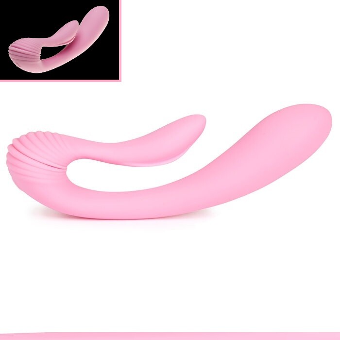 G Wave U Shaped Dual Rabbit Vibrator G-SPOT Sex Toy Women RECHARGEABLE Silicone
