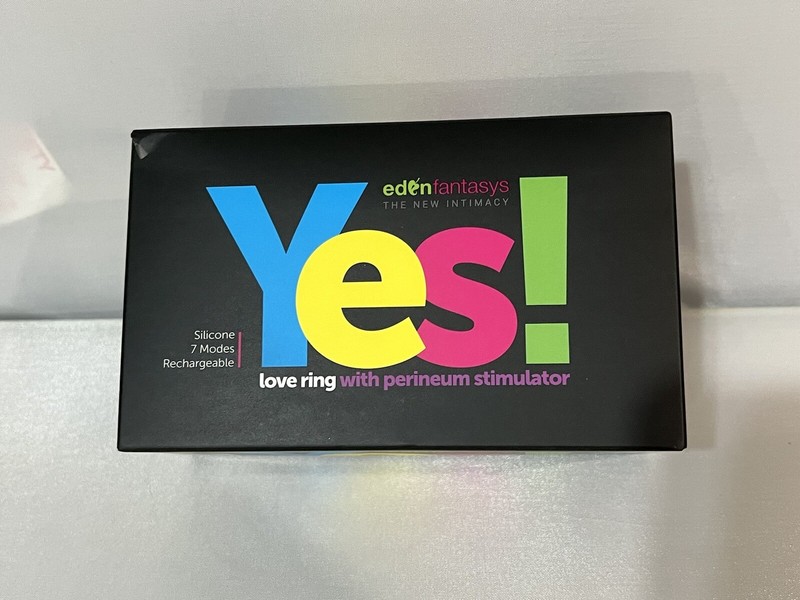 Eden Fantasys « YES! » Love Ring with Perineum Stimulator Vibration