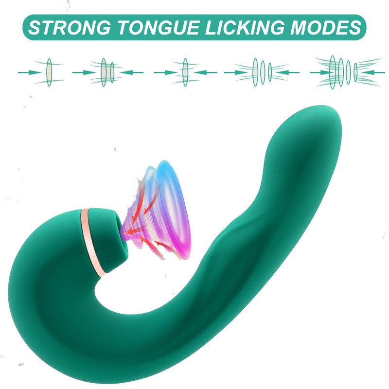 3IN1-Sucking-Vibrator-Clit-Sucker-Dildo-Women-G-spot-Massager Sex-Toy for-Women gallery