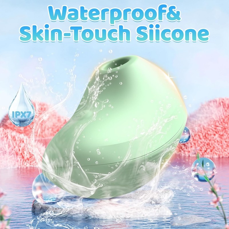 Clitoral Stimulator with 9 Vibrating Modes Waterproof Silicone Pleasure Toy gallery