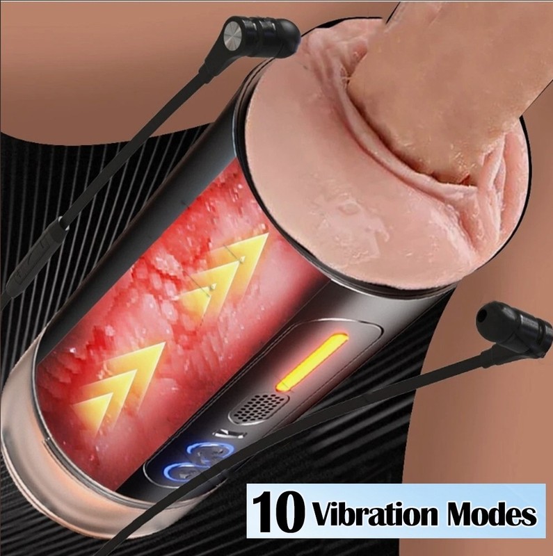 Automatic Handsfree Male Masturbater Cup Stroker Pocket-Pussy Toy Men Lubricants