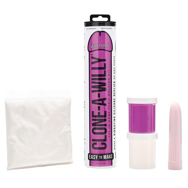 Clone-A-Willy DIY Vibrating Silicone Penis Dildo Molding Kit Purple