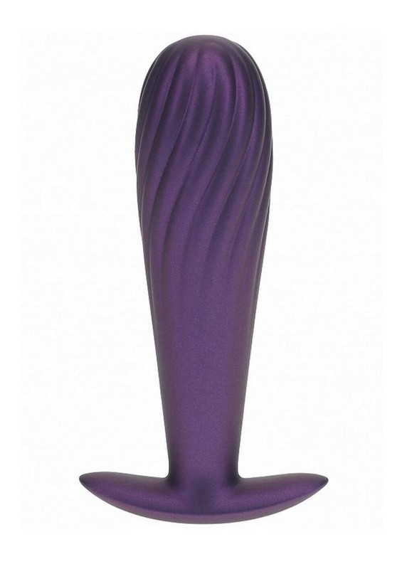 Ouch! Smooth Silicone Ribbed Anal Plug