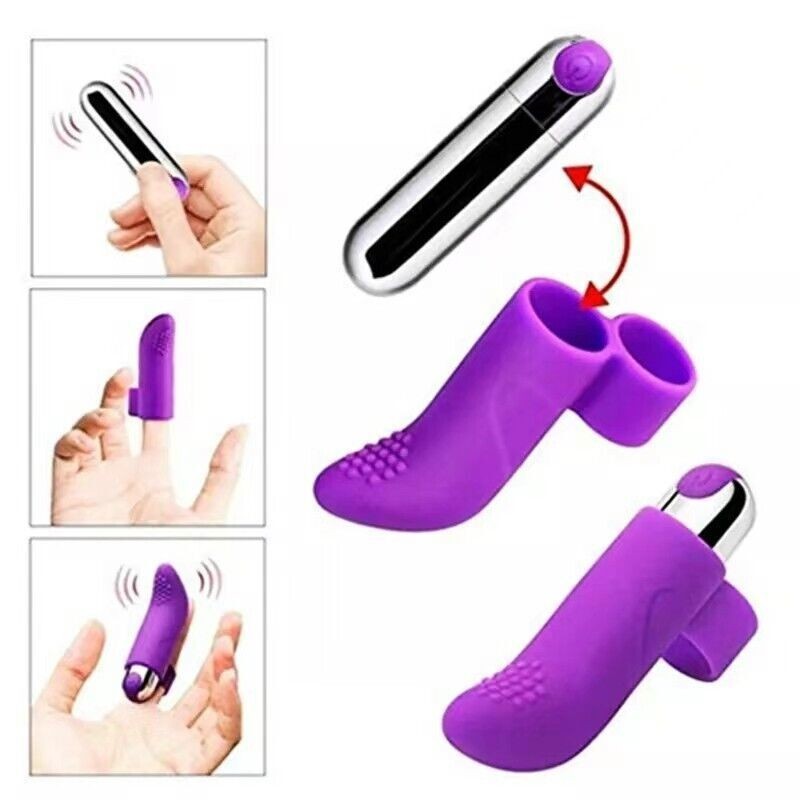 Finger Vibrator G-spot Clit Massager Stimulator Sex Toys for Women Rechargeable gallery