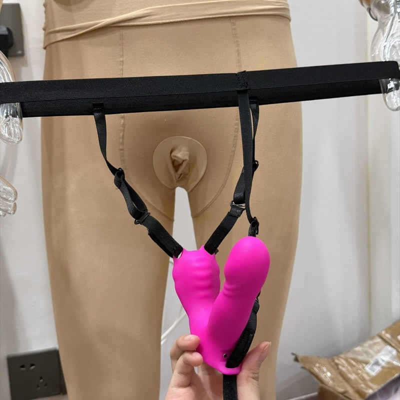 Wearable G-Spot Clit Vibrator Dildo Rotating Thrusting Massager Sex Toy Women