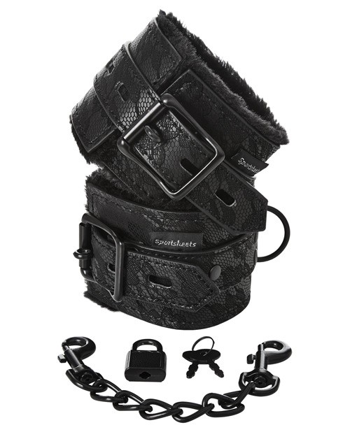 Sincerely Lace Fur Lined Handcuffs gallery