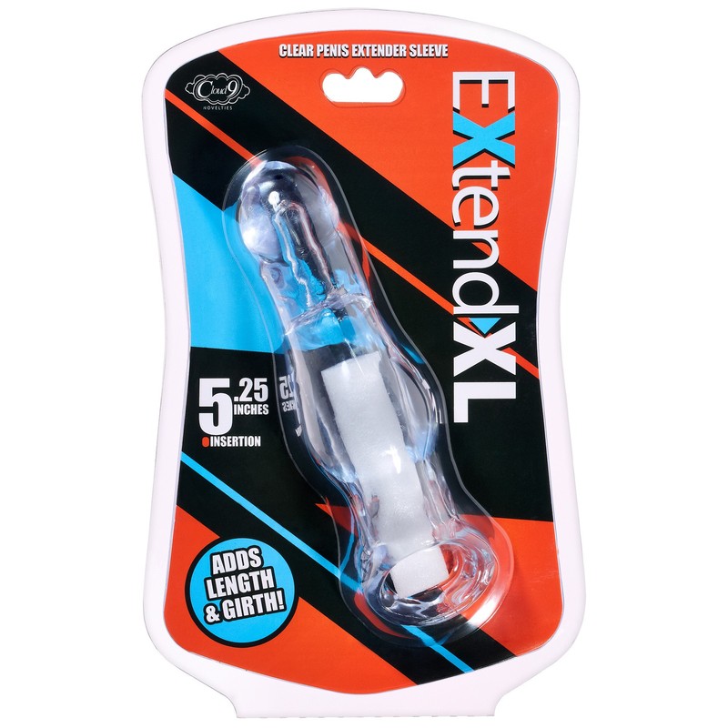 Cloud 9 Extend XL Penis Cock Extender Extension Sleeve Enlarger Enhancer 5.25" gallery