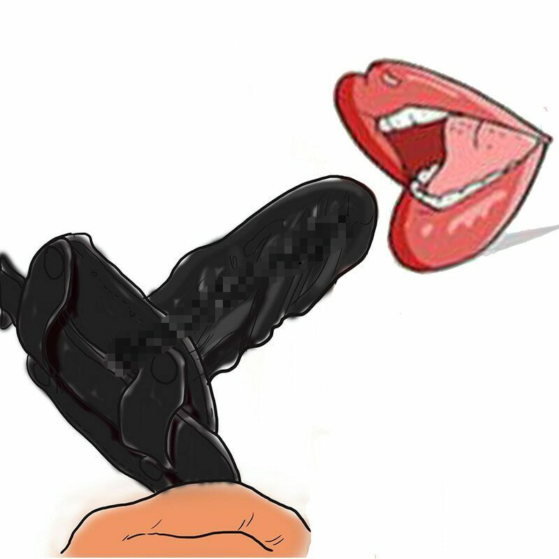 Leather Open Mouth Gags ,Head Harness Strap On Penis Gag Dildo, Bdsm Bondage