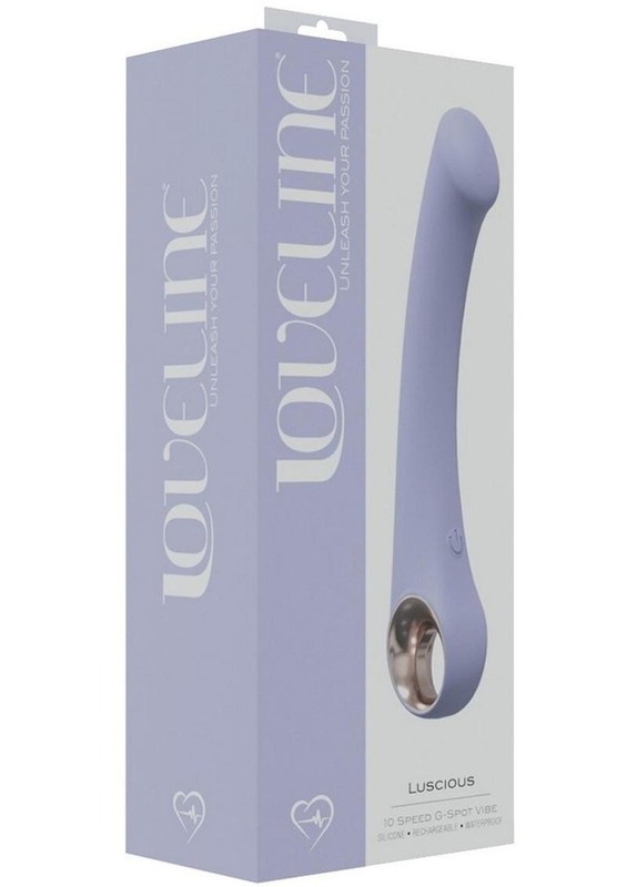 LoveLine Luscious Rechargeable 10 Speed G-Spot Vibrator – Lavender