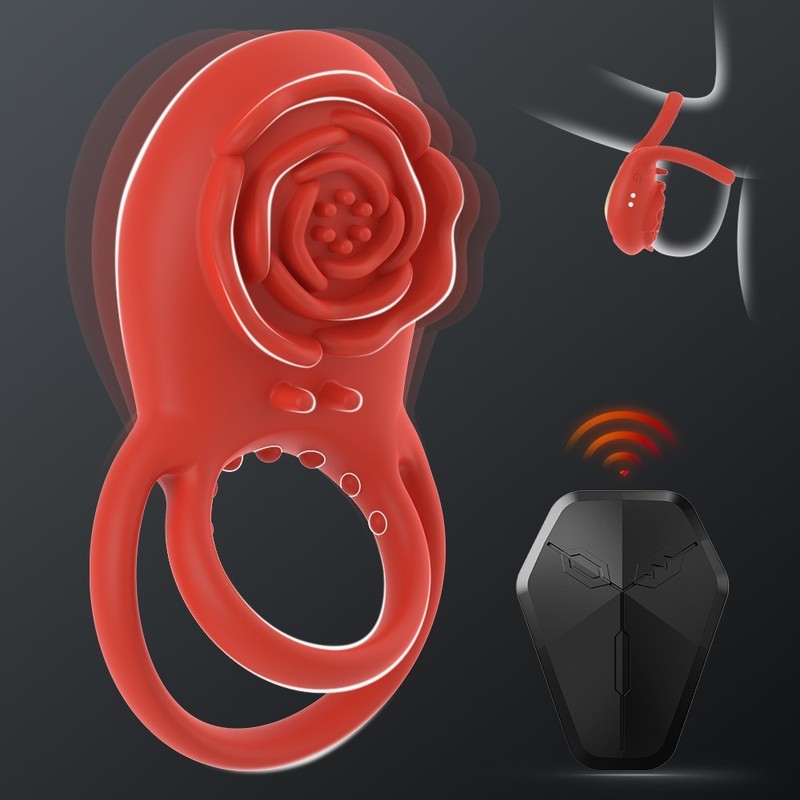 Remote Couples Vibrator Penis Ring 8 Modes Clitoral Stimulator Adult Toy