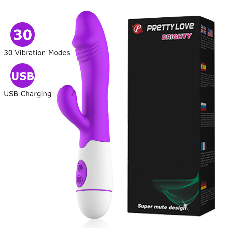 Waterproof Rabbit Vibrator G-Spot Dildo Massager Vibrating Powerful Sex Toy Gift