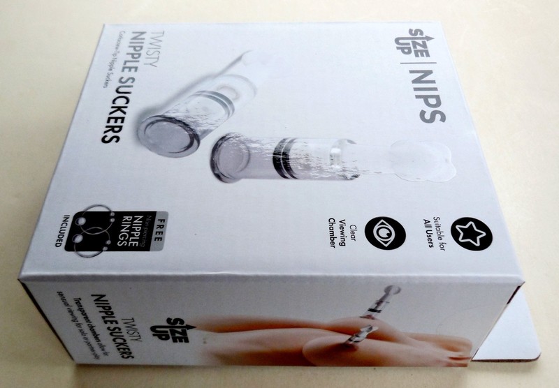 Size Up Twisty Nipple Suckers - Model SU100 - Includes Two Nipple Rings gallery