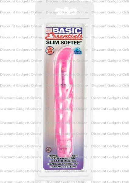 Basic Essentials Softee Vibe Removeable G-SPOT Sleeve Ribbed SMOOTH CHOOSE COLOR gallery