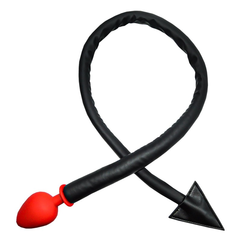 Silicone Butt Plugs with Devil Tail Cosplay Anal Plug Anal Tail Sex Toys Smoo…