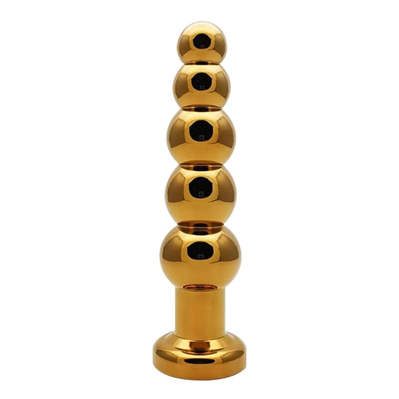Aluminum Alloy Anal Plug Metal Anal Bead Butt Plug Stimulation Prostate Sex Toys
