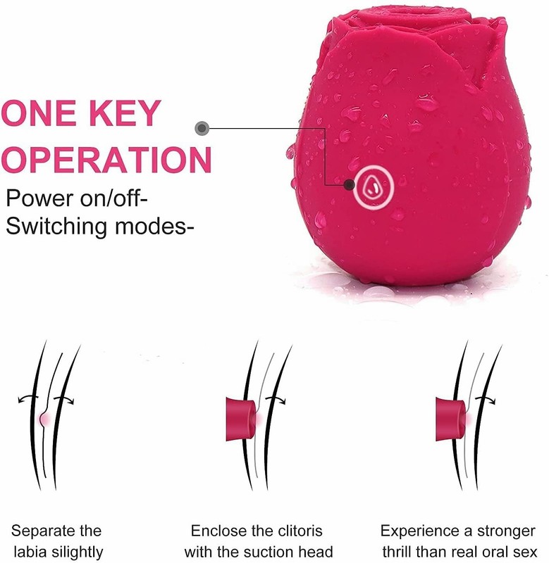 10 Speed Rose Vibrator sucking Discreet Personal Massage Massager for Women Sex gallery