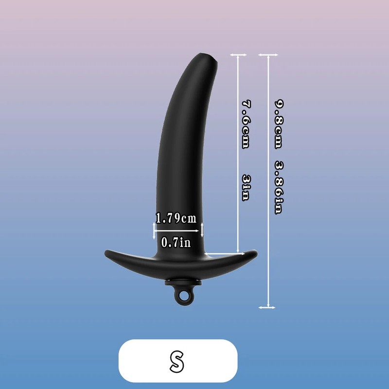 Anal Butt Plug Stretcher with Stopper Enema Butplug Vagina Ass Anus Dilator Bdsm