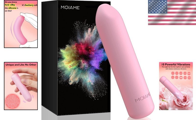 Discreet Mini Vibrator Body Safe Silicone 10 Vibration Settings Travel Size gallery