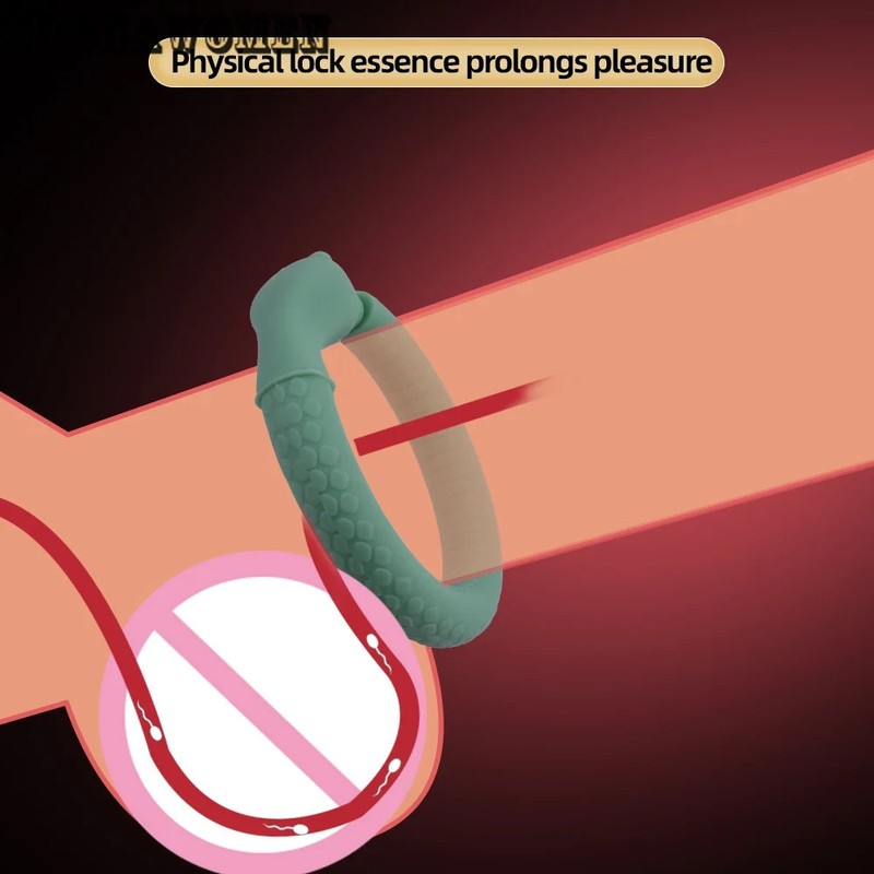 Reusable Penis Ring Silicone Cock Rings Bondage Dick Erection Lock Erotic Toys gallery