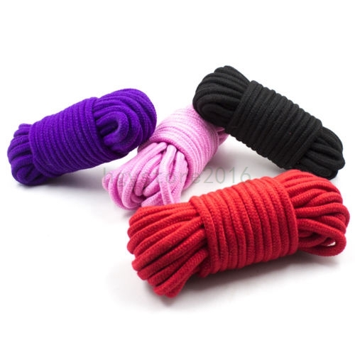 3pack Soft Cotton Rope 10m/33ft BDSM Bondage Shibari Restraint Binding Roleplay gallery