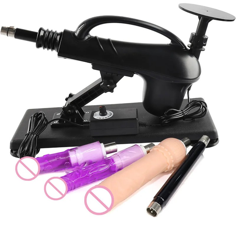 Upgrade New Sex Machine Adjustable Masturbating Pumping Dildo Women Sex Machine