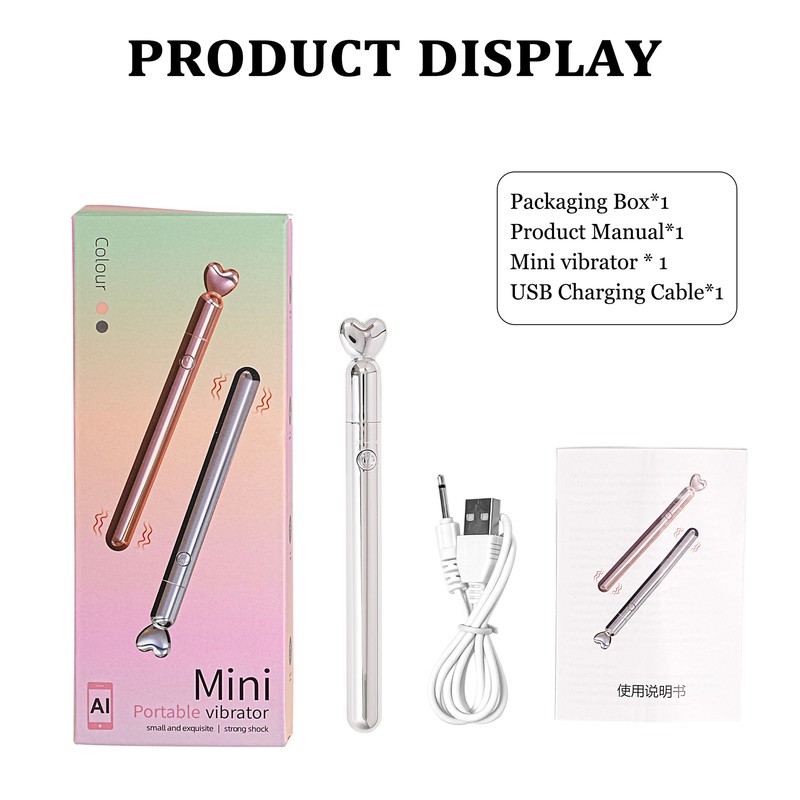 Vibrator Mini Massager Wand Bullet Clit G-spot Dildo Rechargeable Women Sex Toys gallery