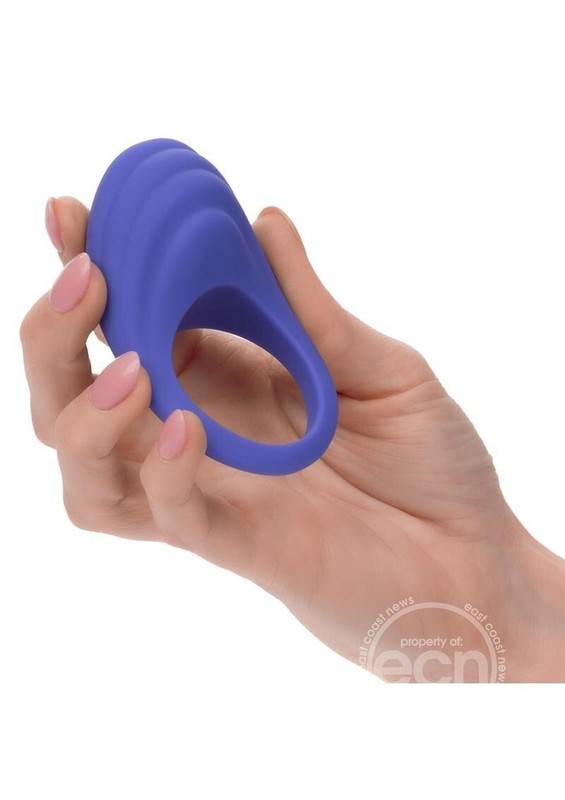 CalExotics Connect Couples Ring Rechargeable Silicone App Compatible Cock Ring w gallery