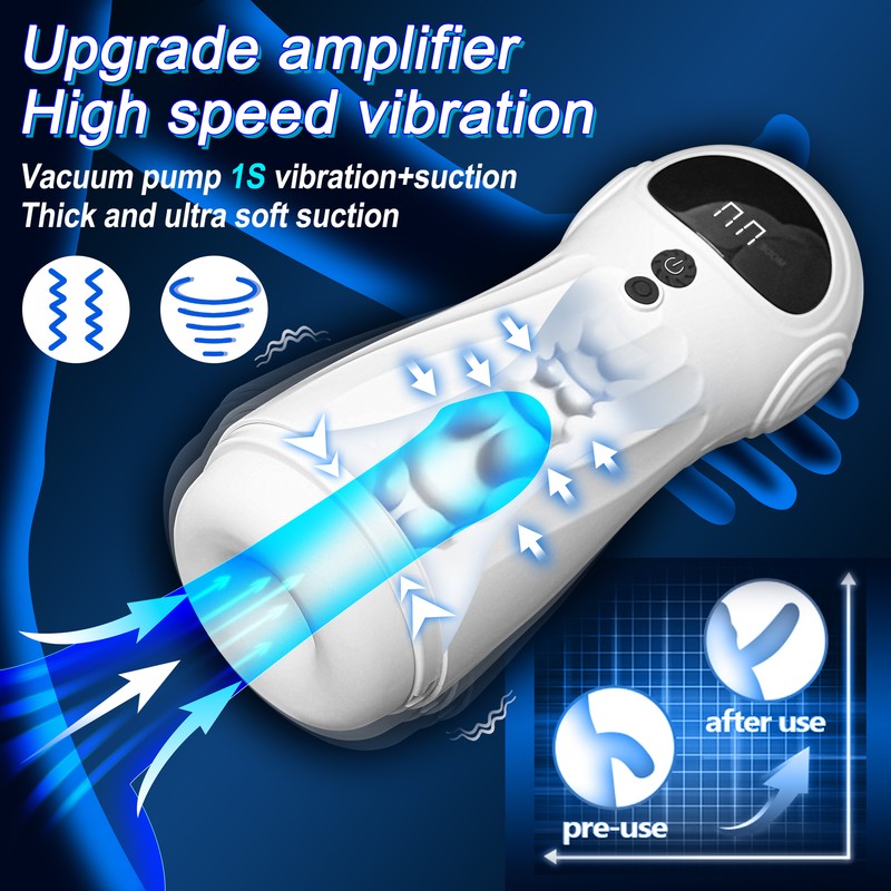 Automatic Vibratior Male Masturbator Cup Sex Toys Blowjob Adult Oral Sex Machine gallery