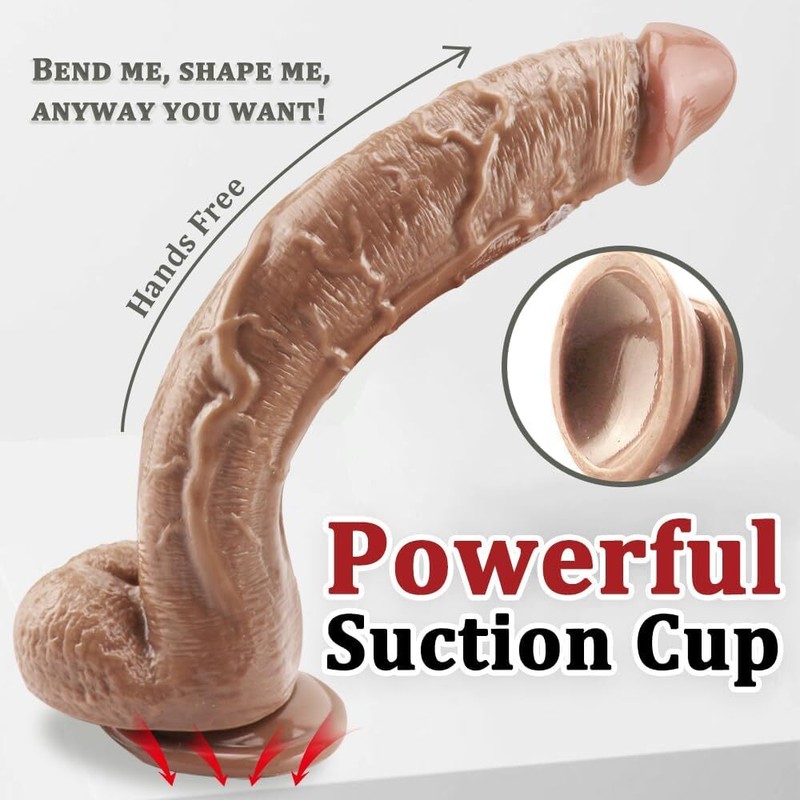 XXXL HUGE Realistic Huge Dildo BIG Penis Suction Cup Vagina G-Spot Sex Toy Adult gallery