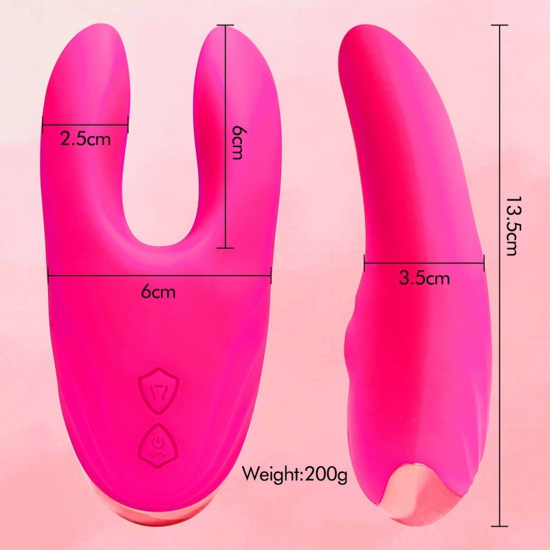 Massage device, vibrating clamp, self-pleasuring device, adult sex product gallery