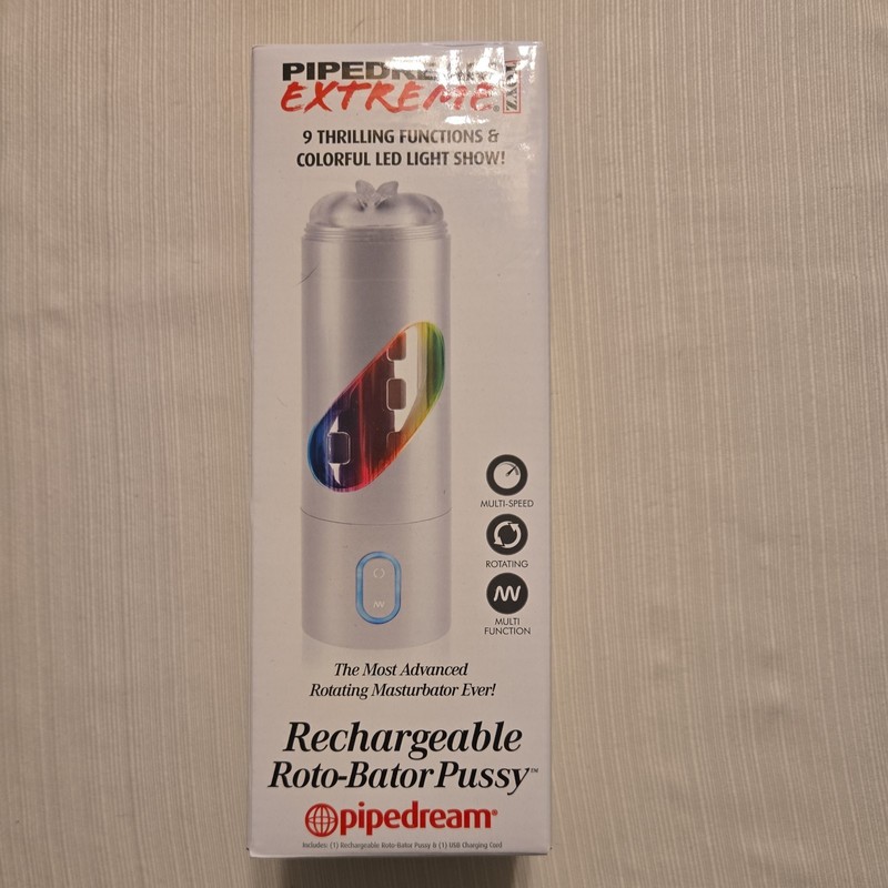 Pipedream Extreme Rechargeable Roto-Bator Pussy