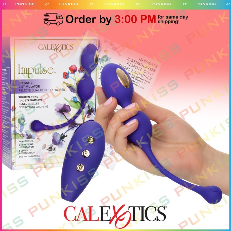 Electro Stimulation E-Stim Kegel Exerciser💋Vibrating Remote Controlled Sex Toy