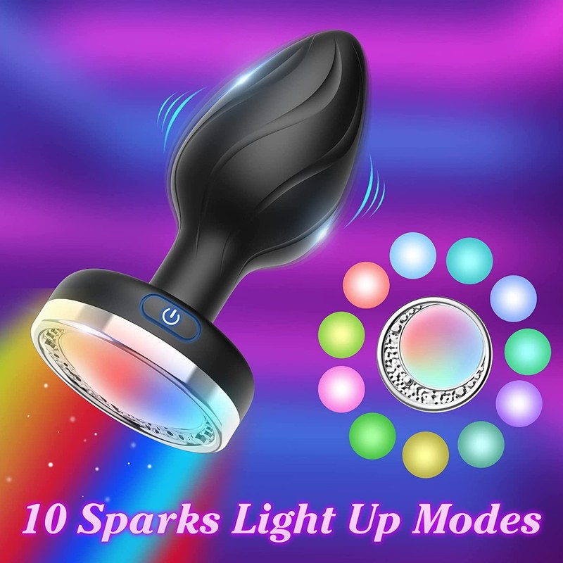 Anal Butt Plug Vibrator G-spot Male Prostate Massager Sex Toys for Women Men gallery