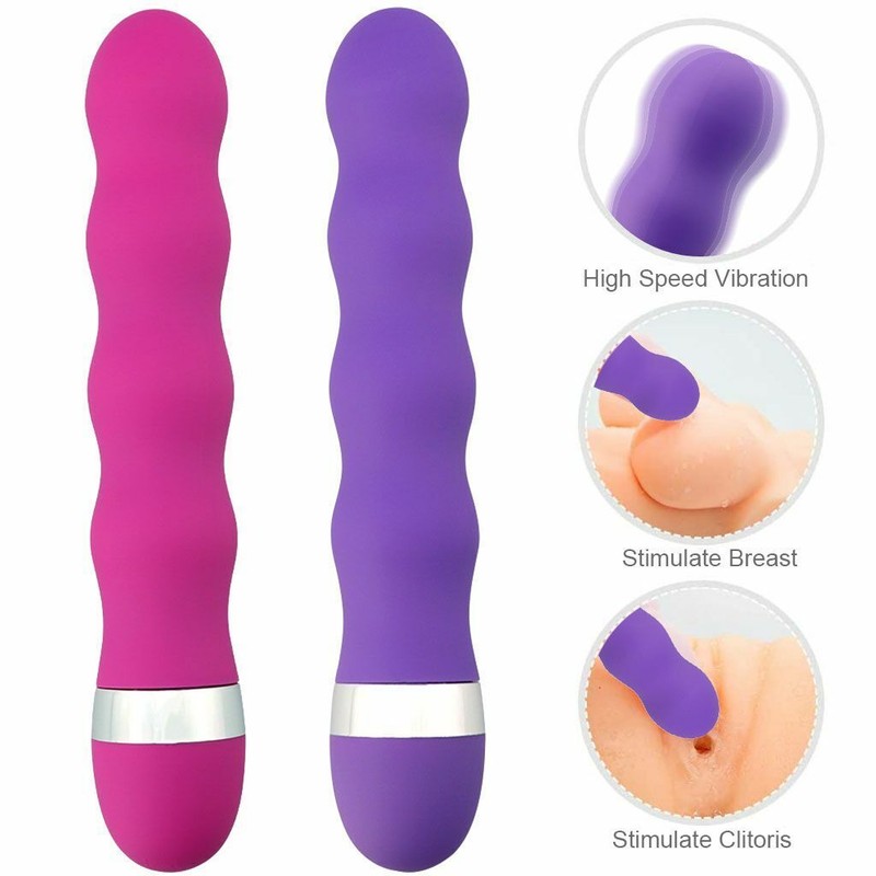 Personal Wand Massager Cordless Waterproof Adjustable Speed Vibrator Women Sex