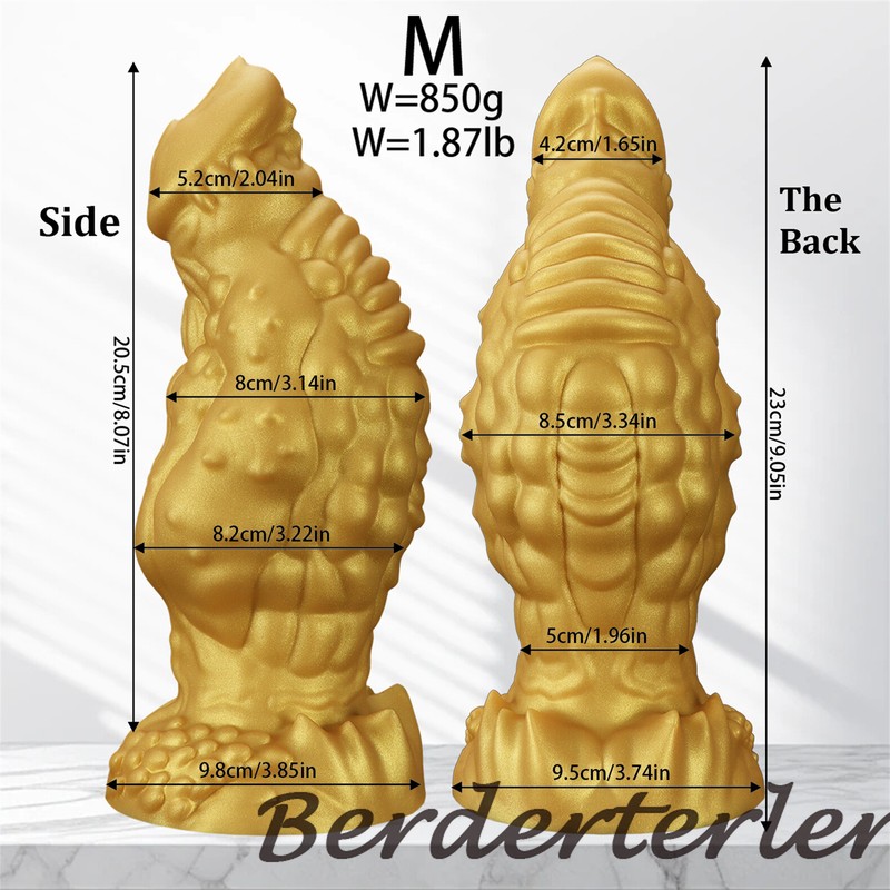 Dragon Dildo 75-85mm Monster Dildo Huge Anal Plug Dick Bump Muscle Penis Sex Toy gallery